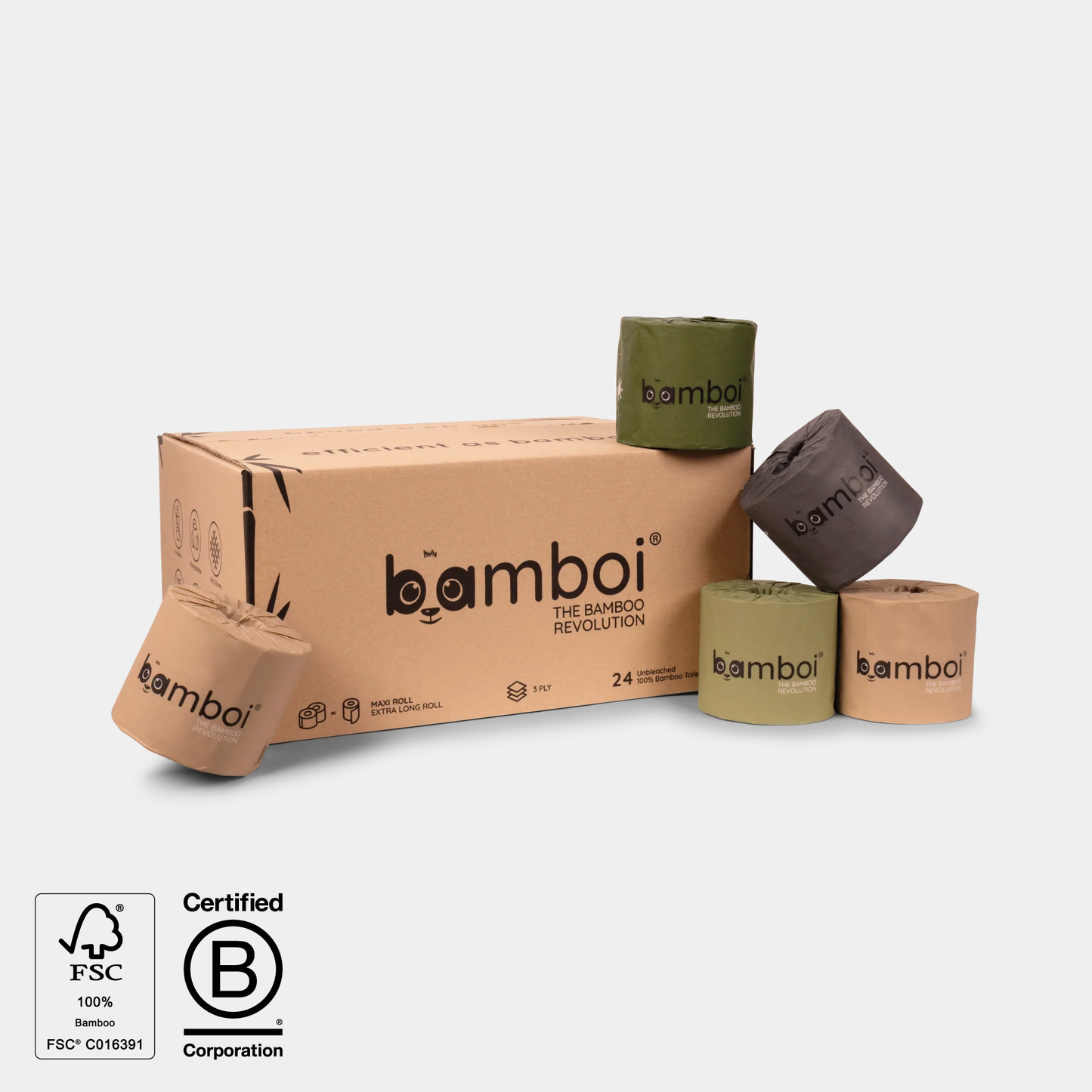 Papel Higiénico 100% Bambú