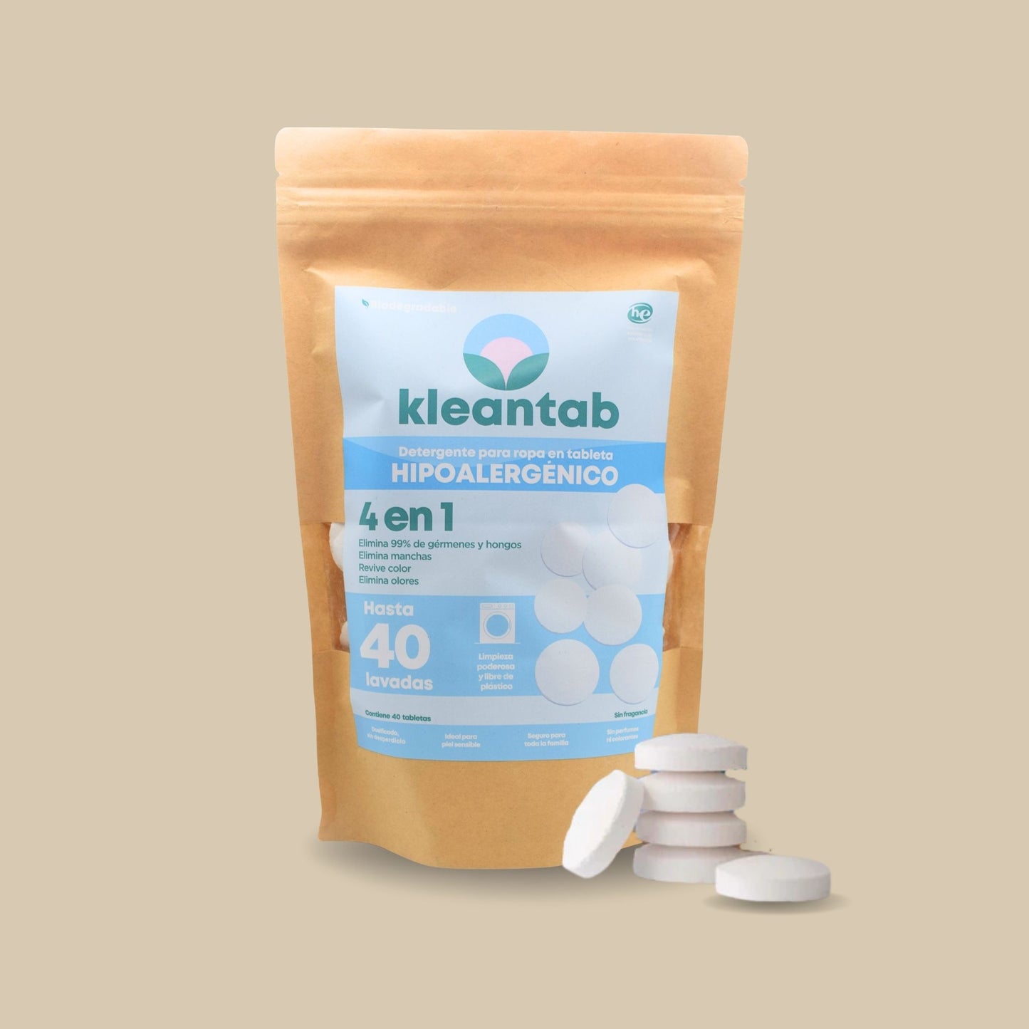 Detergente Hipoalergénico - 40uds.