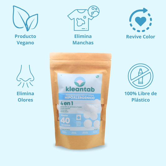 Detergente Hipoalergénico - 40uds.