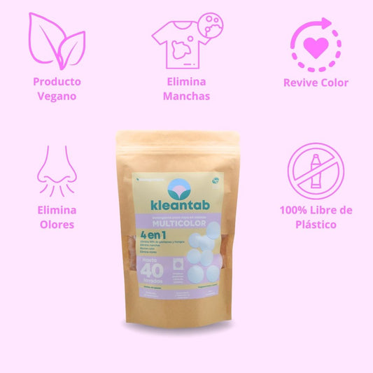 Detergente Multicolor - 40uds.
