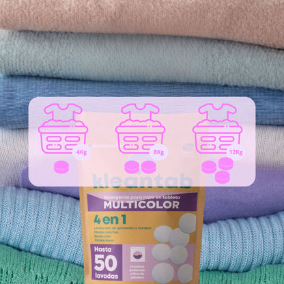 Detergente Multicolor - 40uds.