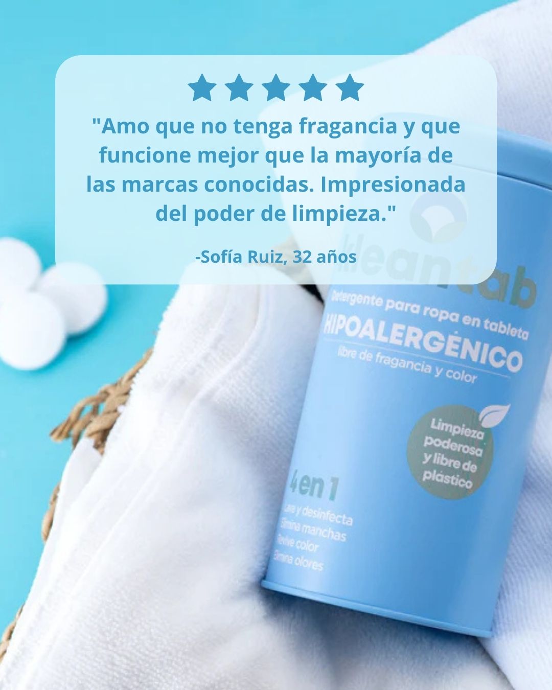 Detergente Hipoalergénico - 40uds.