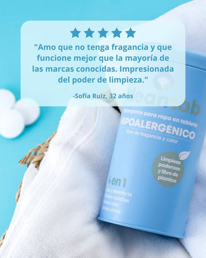 Detergente Hipoalergénico - 40uds.